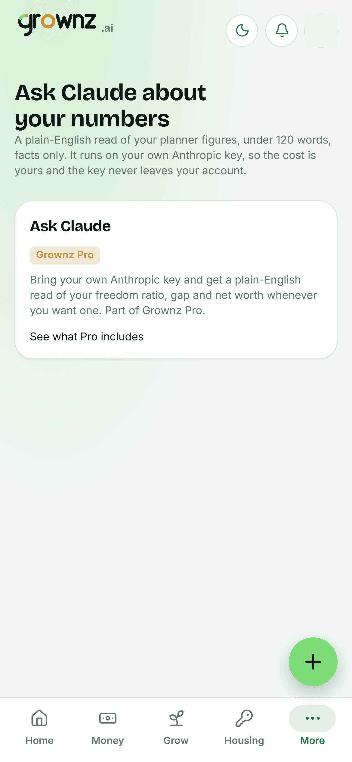 Ask Claude, on your own key